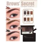 *พร้อมส่ง* Mistine Brows' Secret Compact Eyebrow มิสทีน บราวส์ ซีเคร็ท เขียนคิ้วแบบตลับ 3 ช่อง พร้อมกระจก