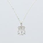 สร้อยคอจี้ลิเวอร์เบิร์ดลิเวอร์พูล Silver-Plated Cut Out Crest Pendant and Chain ของแท้