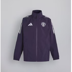 เสื้อแจ็คเก็ตกันฝนแมนเชสเตอร์ ยูไนเต็ด Tiro 25 Competition มีฮู้ด สีม่วงของแท้