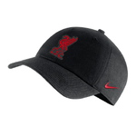 หมวกลิเวอร์พูลไนกี้ Nike Campus สีดำของแท้