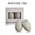 Mistine Inborn Artist Beauty Sponge ฟองน้ำแต่งหน้า 2 แบบ เข้าถึงทุกมุมของใบหน้า เกลี่ยได้เรียบเนียน ไม่กินเนื้อครีม