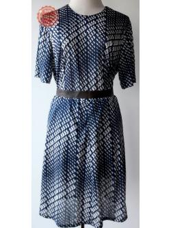 ขายแล้วค่ะ D1:Vintage dress เดรสวินเทจลายกราฟฟิคย้อนยุค ❤