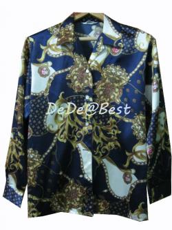 ขายแล้วค่ะ T40:Vintage top เสื้อวินเทจลายสวย❤