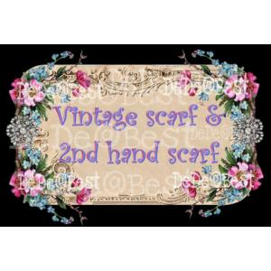 Vintage scarf & 2nd hand scarf