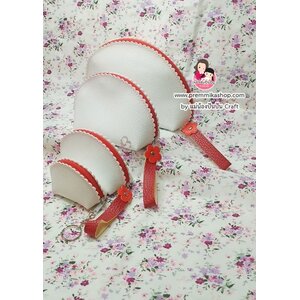 กระเป๋าหนัง PVC ชุด 4 ใบ