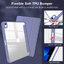 Smart Slim เคส iPad A16 GEN11 / GEN 10 ขอบกันกระแทก หลังใส