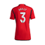 เสื้อแมนเชสเตอร์ ยูไนเต็ด 2023 2024 ทีมเหย้ารุ่นเวอร์ชั่นนักเตะ Home Authentic ติดชื่อเบอร์ Bailly 3 ของแท้