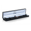 สร้อยข้อมือที่ระลึกแมนเชสเตอร์ ยูไนเต็ดของแท้ Manchester United Black Leather Crest Bracelet - Stainless Steel