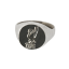 แหวนที่ระลึกลิเวอร์พูล ของแท้ 100% Liverpool FC Round Liverbird Silver Ring - Large