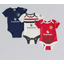 เสื้อเด็กแมนเชสเตอร์ ยูไนเต็ดสำหรับเด็กทารก 2024/25 Kit 3 Pack Bodysuits ของแท้