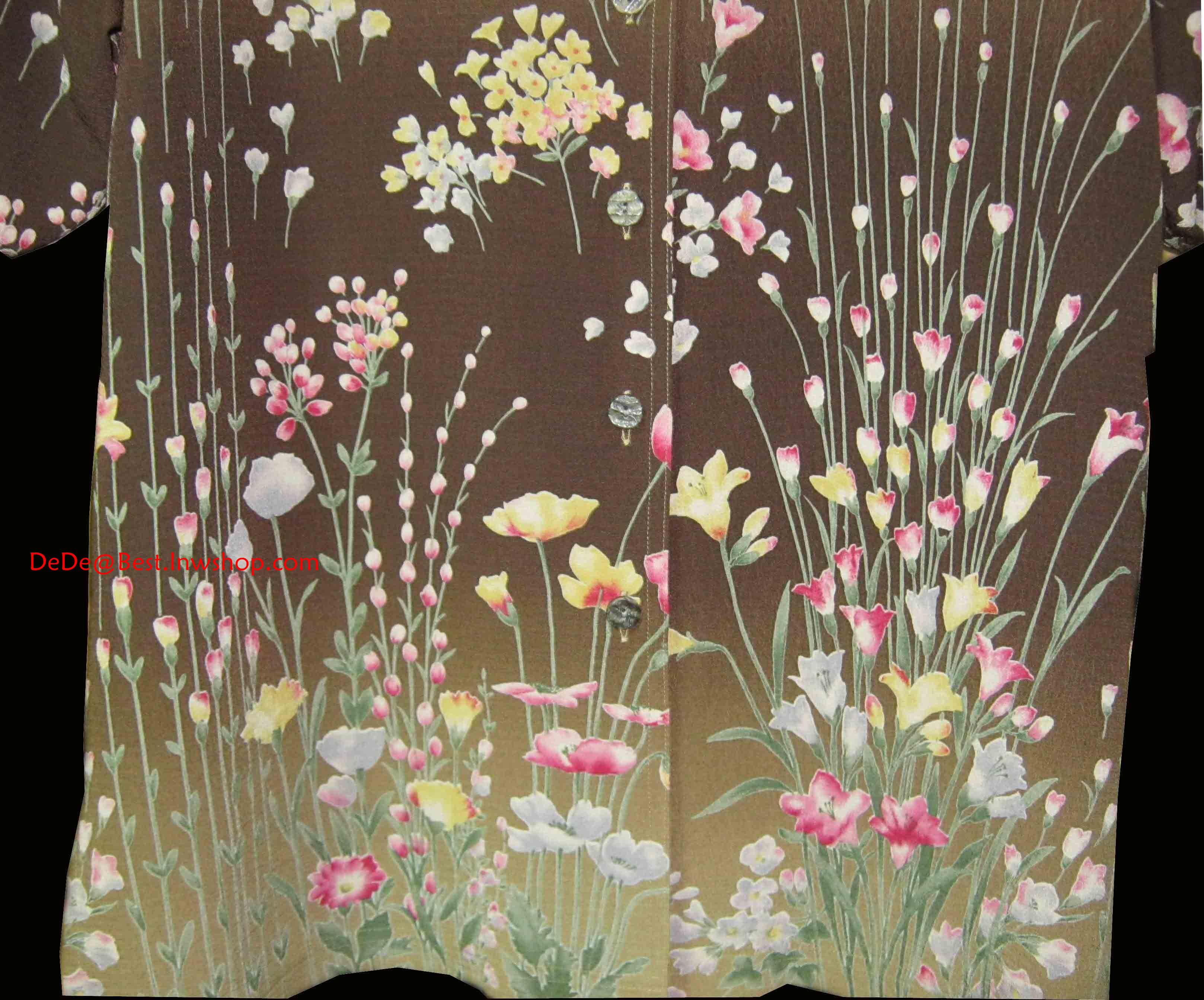 ขายแล้วค่ะ T3:Vintage top เสื้อวินเทจ ลายดอกไม้โทนสีสวยค่ะ❤