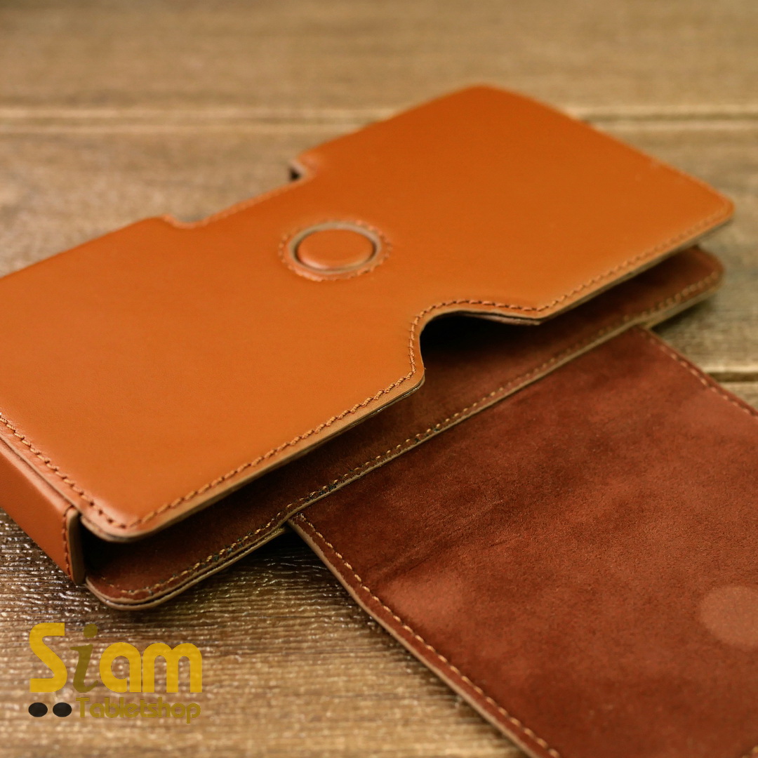 กระเป๋า คาดเอว หนังวัว สำหรับ มือถือ 5.5 - 6.7 นิ้ว สไตล์อิตาลี