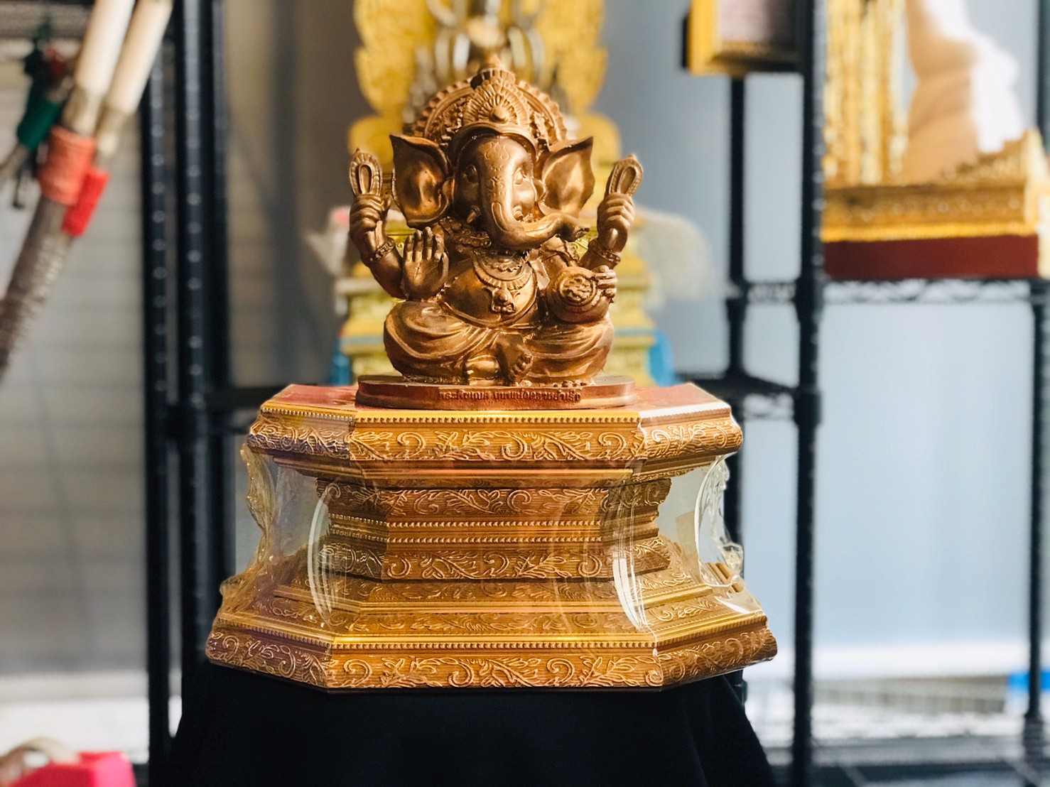 แท่นไม้กรอบรูป 10 นิ้ว 5 เหลี่ยม