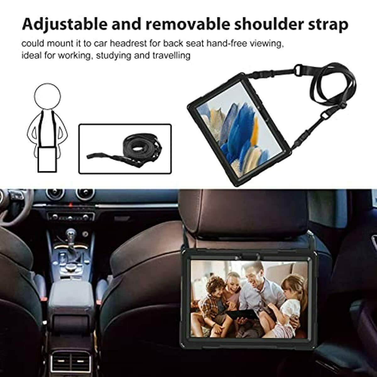 [Multi Function] เคสกันกระแทก เคส Samsung Galaxy Tab A8 10.5 2021 X200/X205