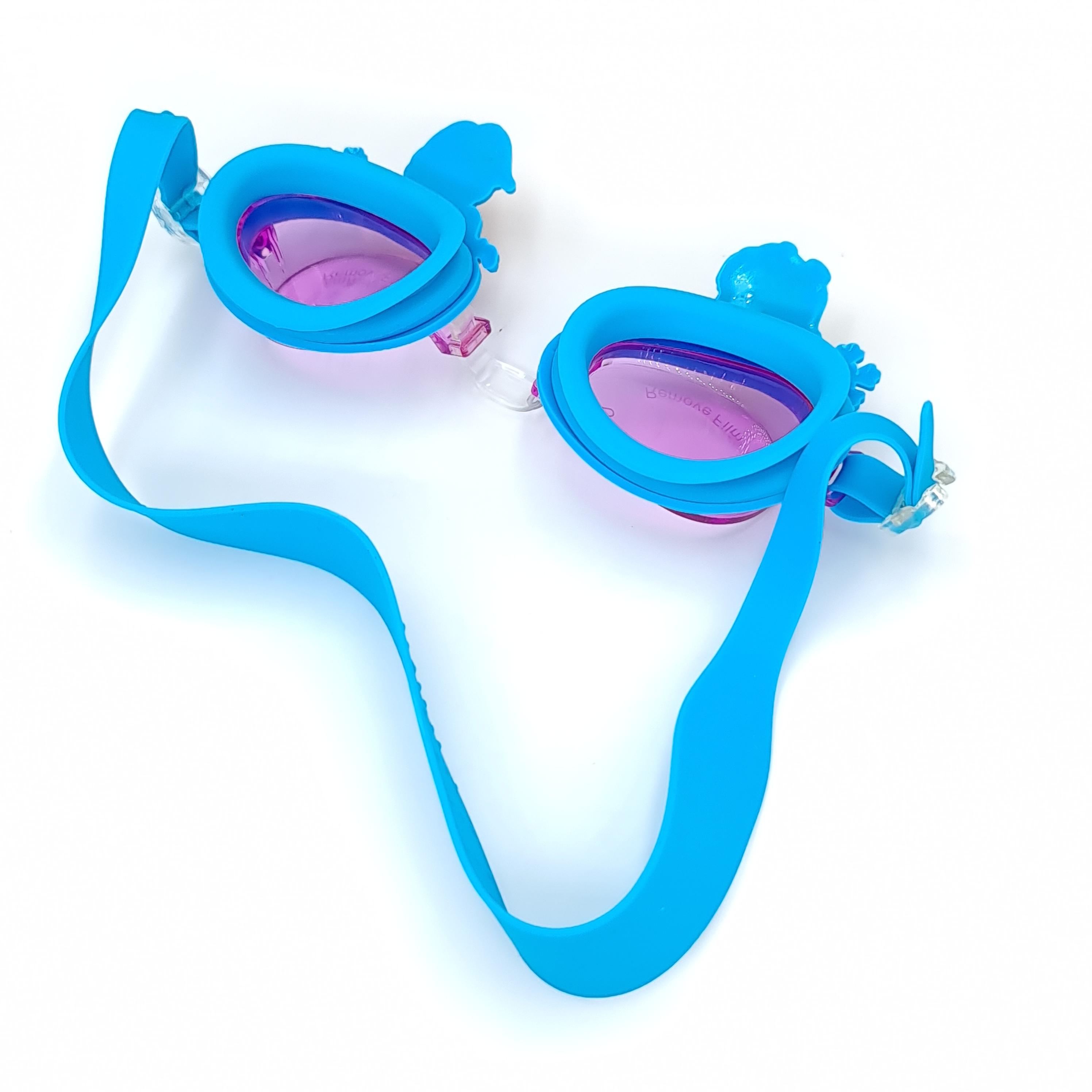 แว่นตาว่ายน้ำเด็ก แถมฟรีกล่องใสเก็บอย่างดี