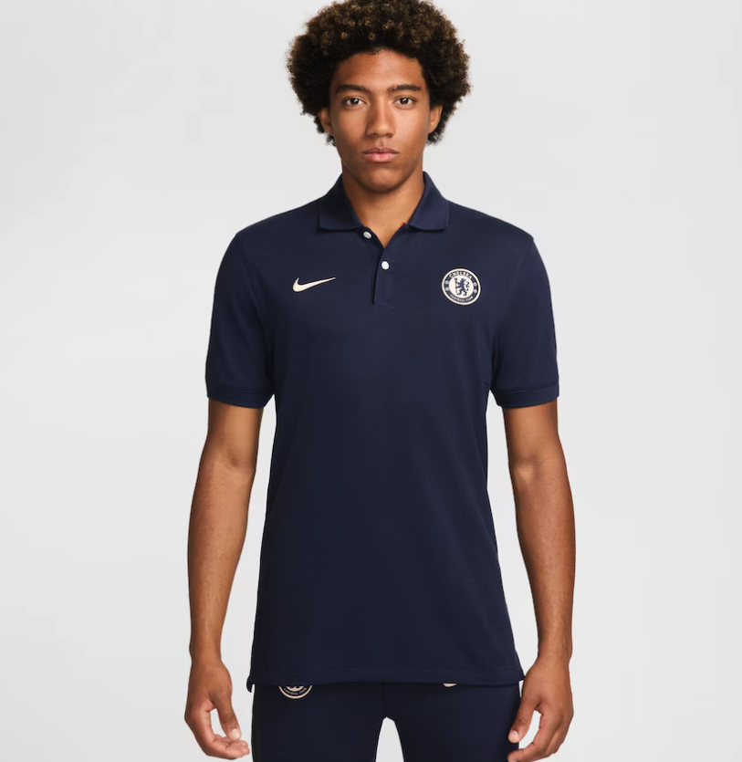 เสื้อโปโลเชลซี Chelsea Polo สีดำของแท้