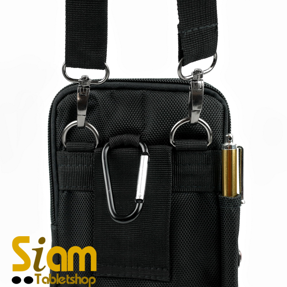 DAKAR กระเป๋าหนังคาดเอว แนวตั้ง ใส่มือถือขนาด 5 - 6.7 นิ้ว (053)