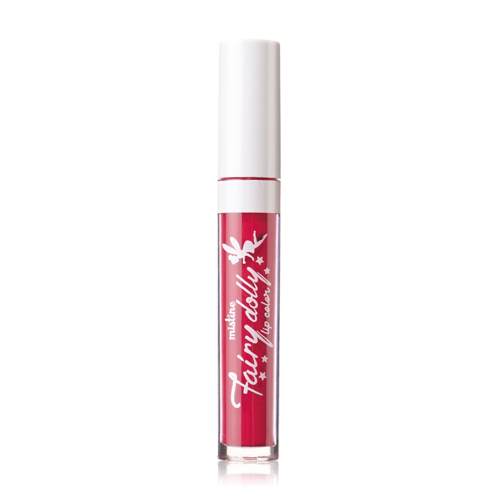 Mistine Fairy Dolly Lip Color มิสทิน แฟรี่ ดอลลี่ ลิป คัลเลอร์ ลิปครีมเนื้อกำมะหยี่สุดนุ่ม จากมิสทิน มอบสัมผัสเนียนเรียบแบบแมท เม็ดสีแน่น แนบสนิทไปกับริมฝีปาก