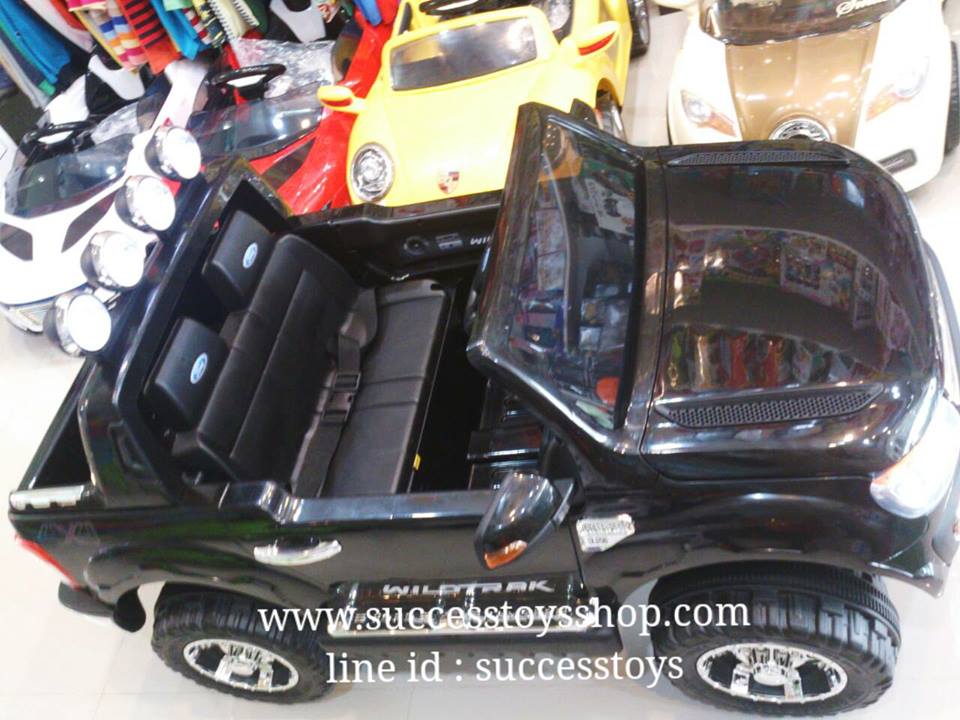 DK3646BK รถแบตเตอรี่เด็กนั่งไฟฟ้า Ford Ranger 2มอเตอร์ สีดำ