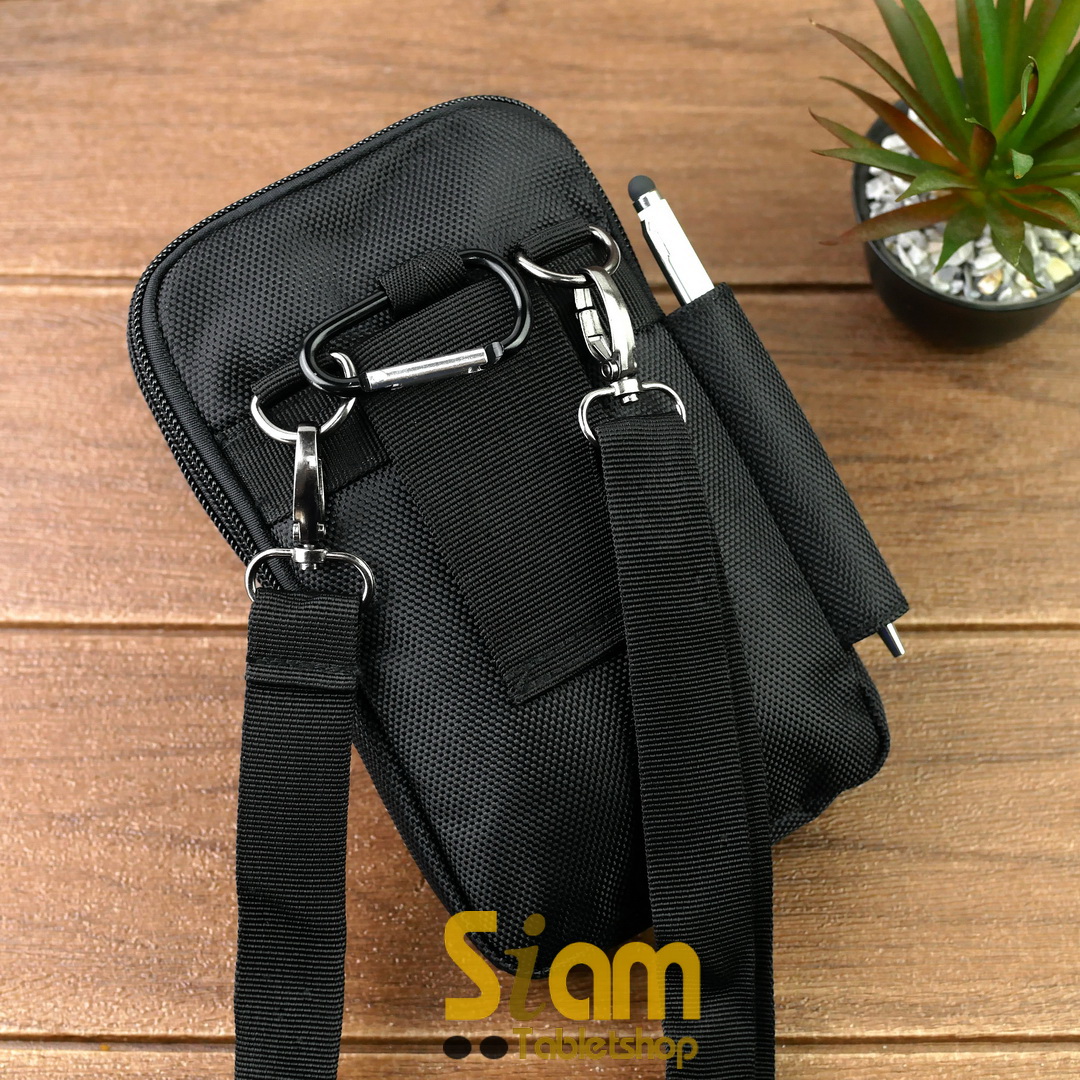 DAKAR กระเป๋าหนังคาดเอว แนวตั้ง ใส่มือถือขนาด 5 - 6.7 นิ้ว (072)