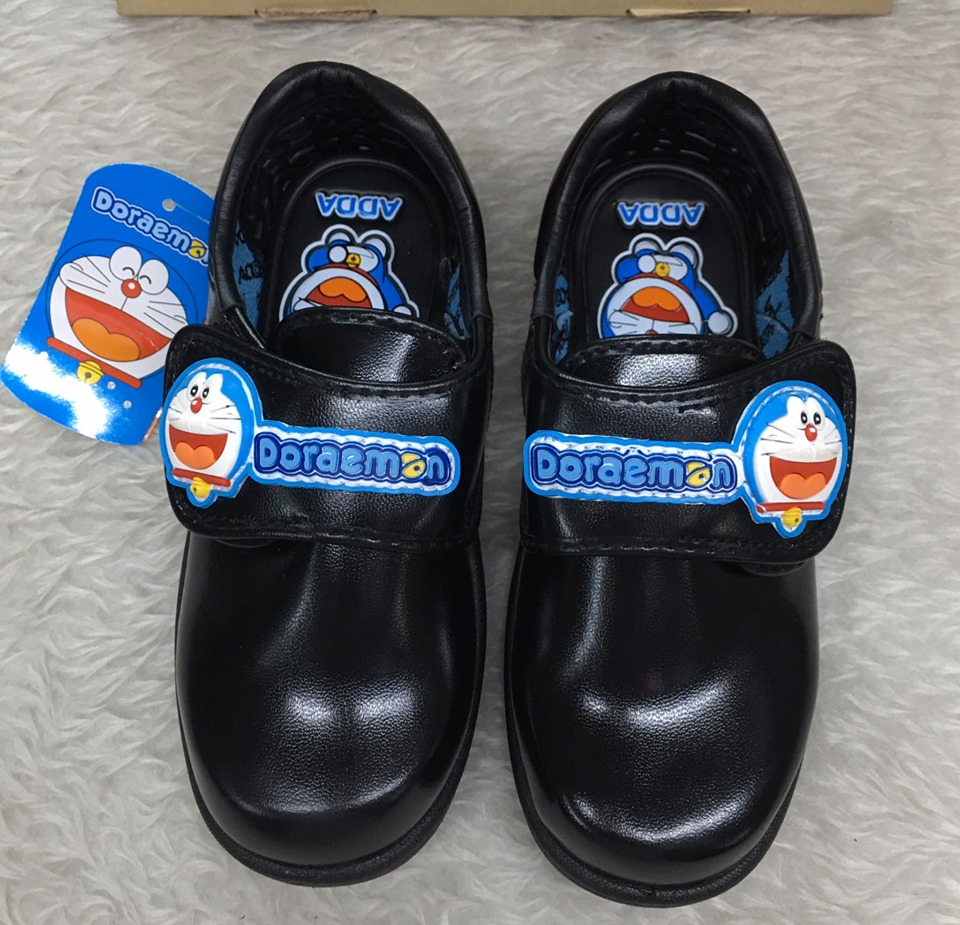 รองเท้านักเรียน ADDA รุ่น Doraemon สีดำ