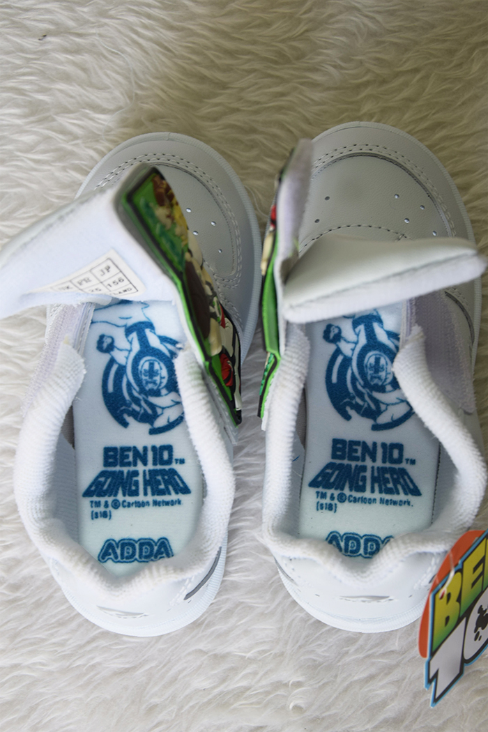 รองเท้ากีฬาเด็ก พละอนุบาล ADDA ลาย Ben10 Size 25 - 34 ใหม่