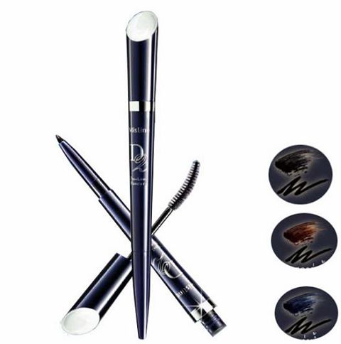 Mistine Pro Long D2 Mascara มิสทีน ดีทู มาสคาร่า+อายไลเนอร์ ในแท่งเดียว