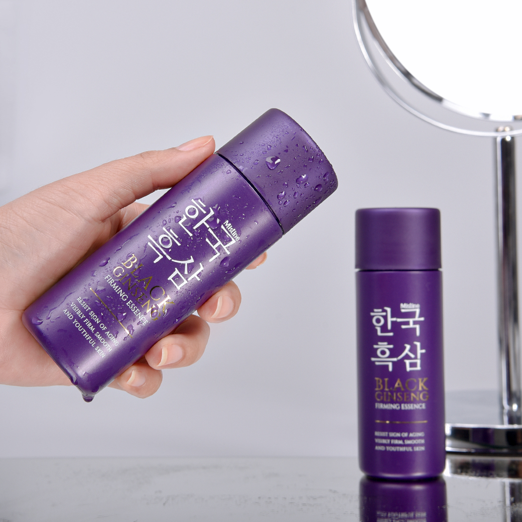 Mistine Black Ginseng Firming Essence เอสเซนส์น้ำตบ โสมดำเกาหลี ตบ ตึง กระชับ มิสทิน แบล็ค จินเส็ง เฟิร์มมิ่ง เอสเซนส์