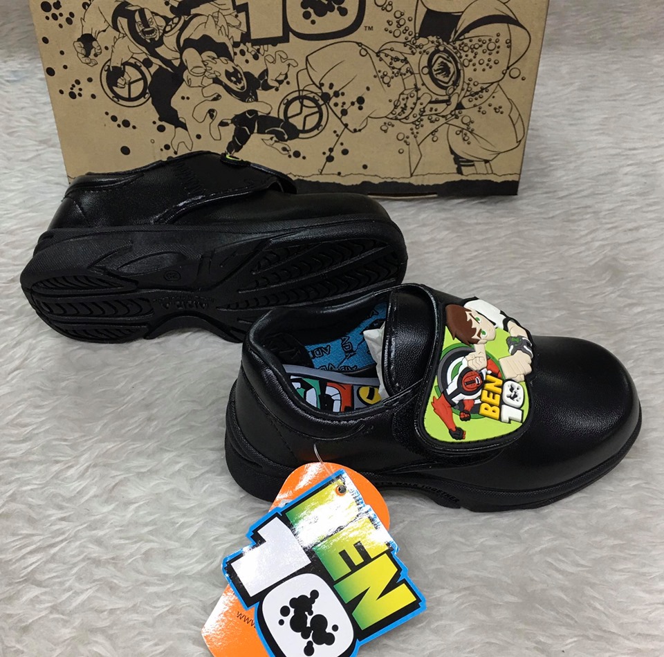 รองเท้านักเรียน ADDA BEN10 สีดำ