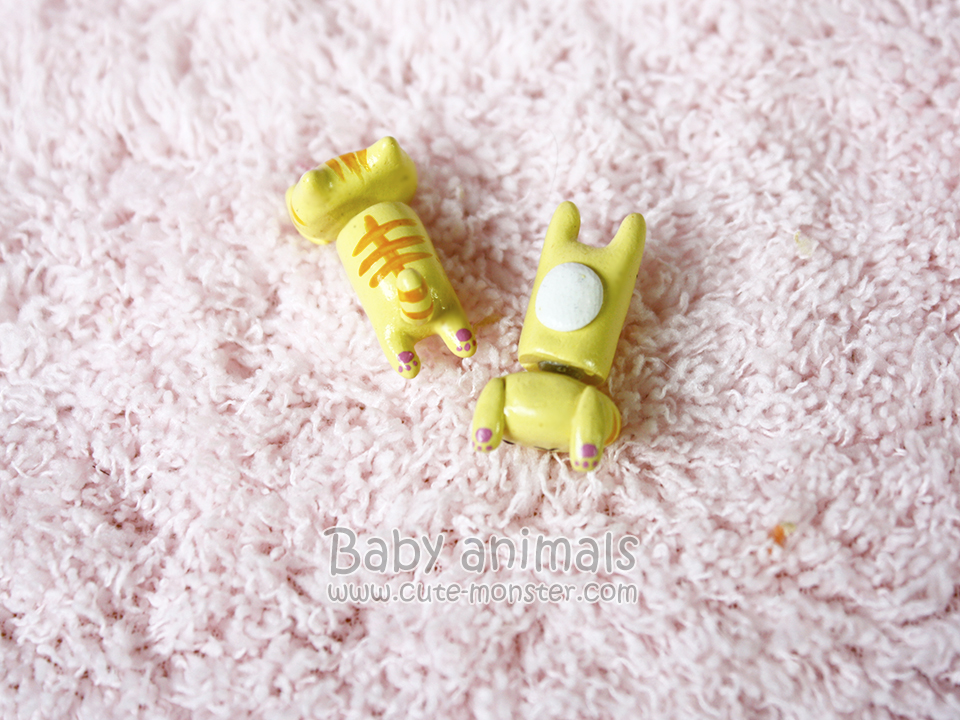 ต่างหูแมวส้ม Baby orange cat