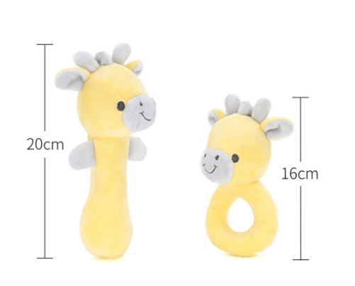 ตุ๊กตาผ้านุ่มๆ บีมมือมีเสียง รูปสัตว์น่ารัก