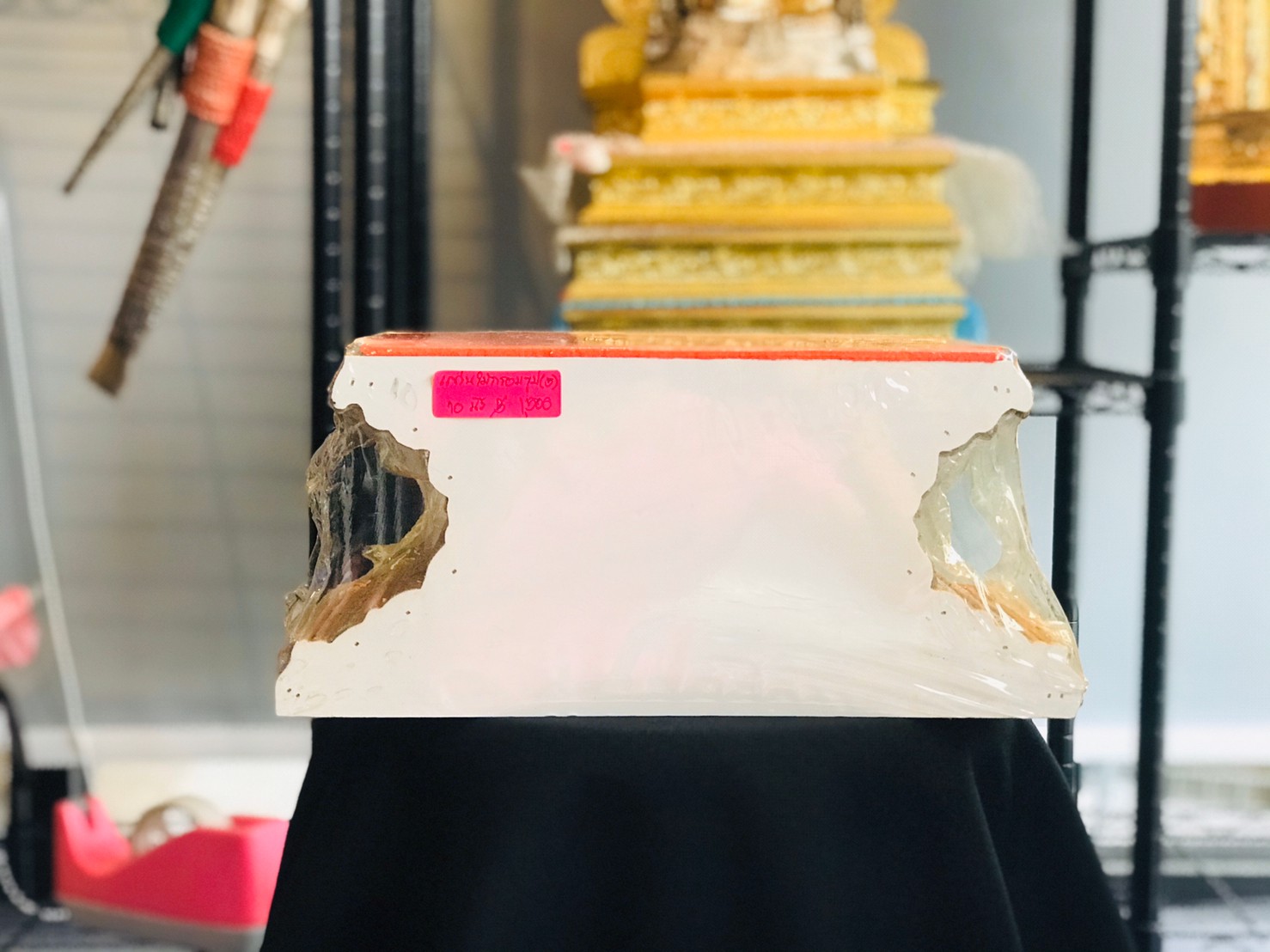 แท่นไม้กรอบรูป 10 นิ้ว 5 เหลี่ยม