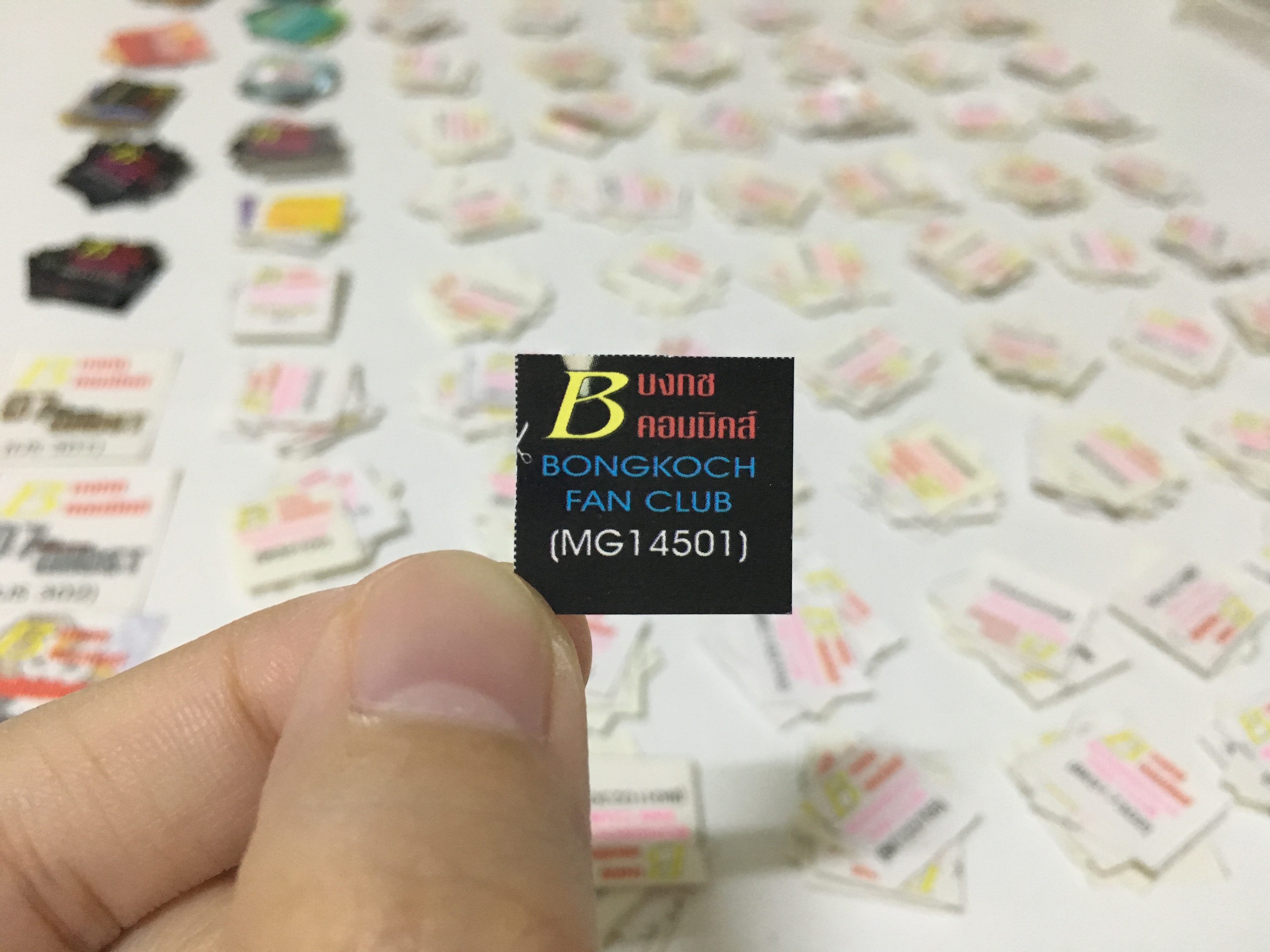 บัตรตัว B ของบงกช ใบละ 5 บาท (มี 750 ใบ)