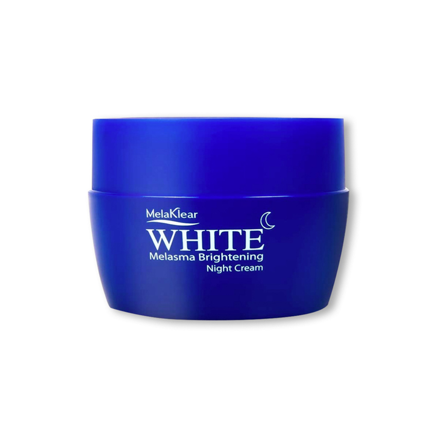 ครีมกลางคืนเมลาเคลียร์ Melaklear White Melasma Brightening Night Cream ฟื้นผิวให้กระจ่างใสชุ่มชื่นทุกค่ำคืน