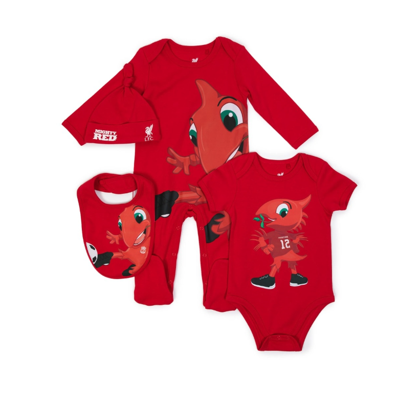 เสื้อเด็กลิเวอร์พูล Mighty Red 4 Piece Babywear Set ของแท้