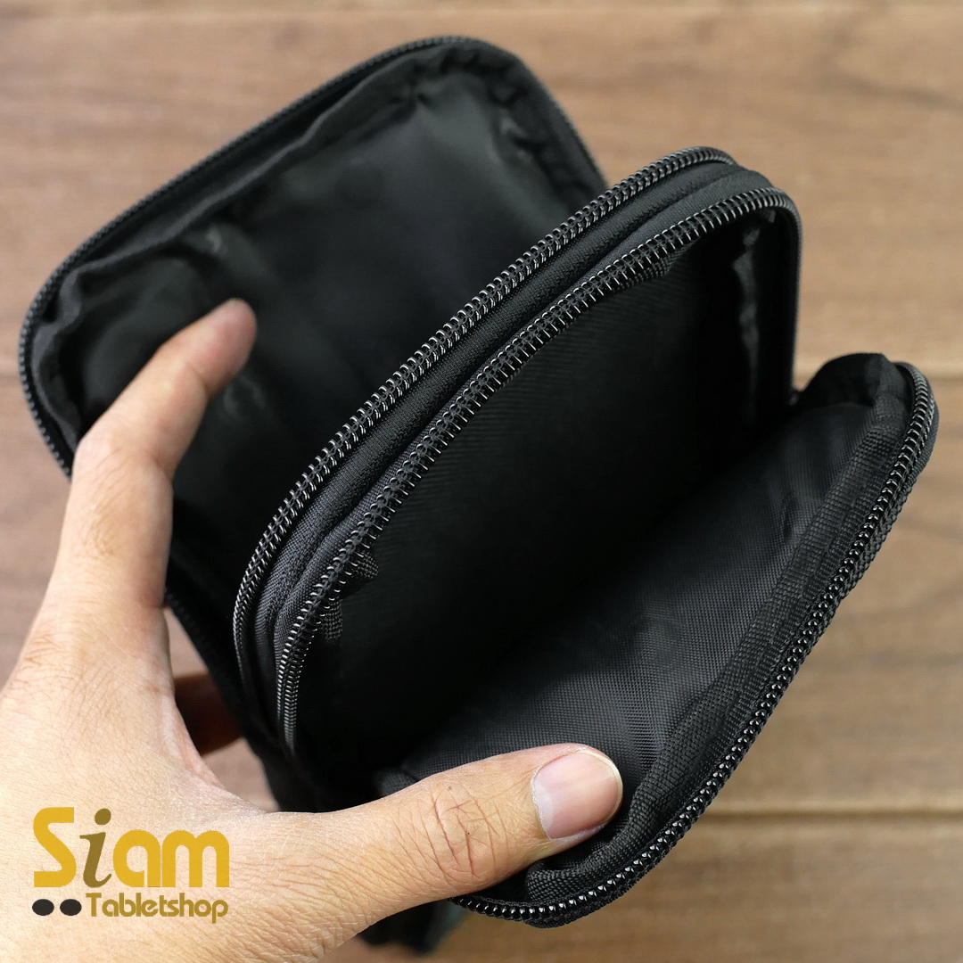 DAKAR กระเป๋าหนังคาดเอว แนวตั้ง ใส่มือถือขนาด 5 - 6.7 นิ้ว (099)