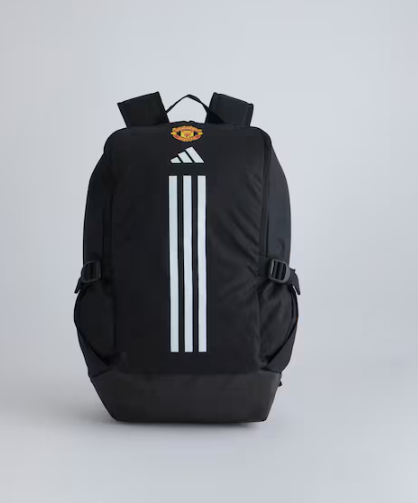 กระเป๋าเป้แมนเชสเตอร์ ยูไนเต็ด x อาดิดาส Essentials 3-Stripes สีดำของแท้