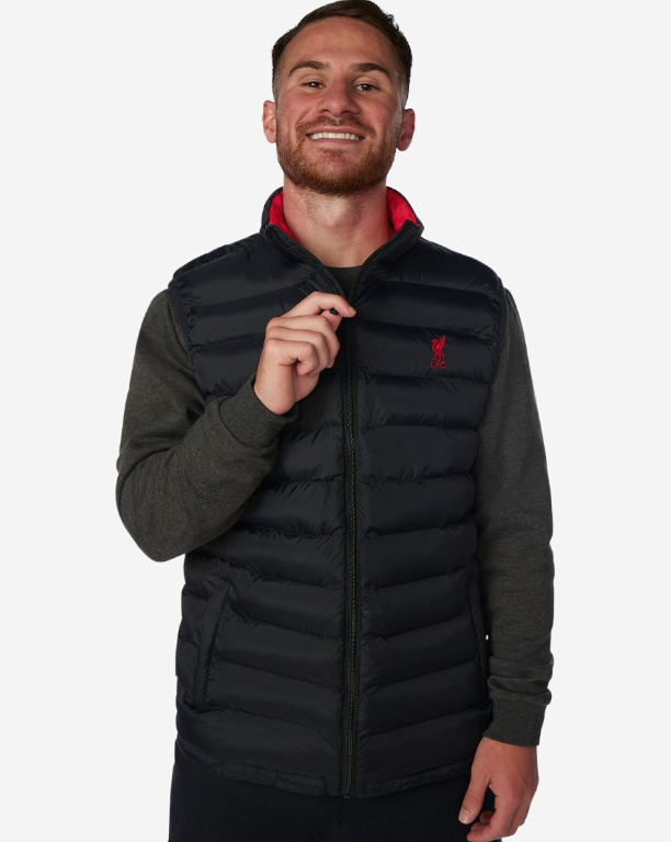 เสื้อกั๊กกันหนาวลิเวอร์พูล Padded Gilet Black ของแท้