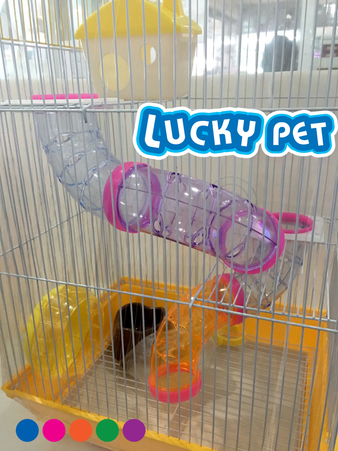 กรงแฮมเตอร์ Shobi*6 ขนาด กว้าง26 ยาว33 สูง53 ซม.