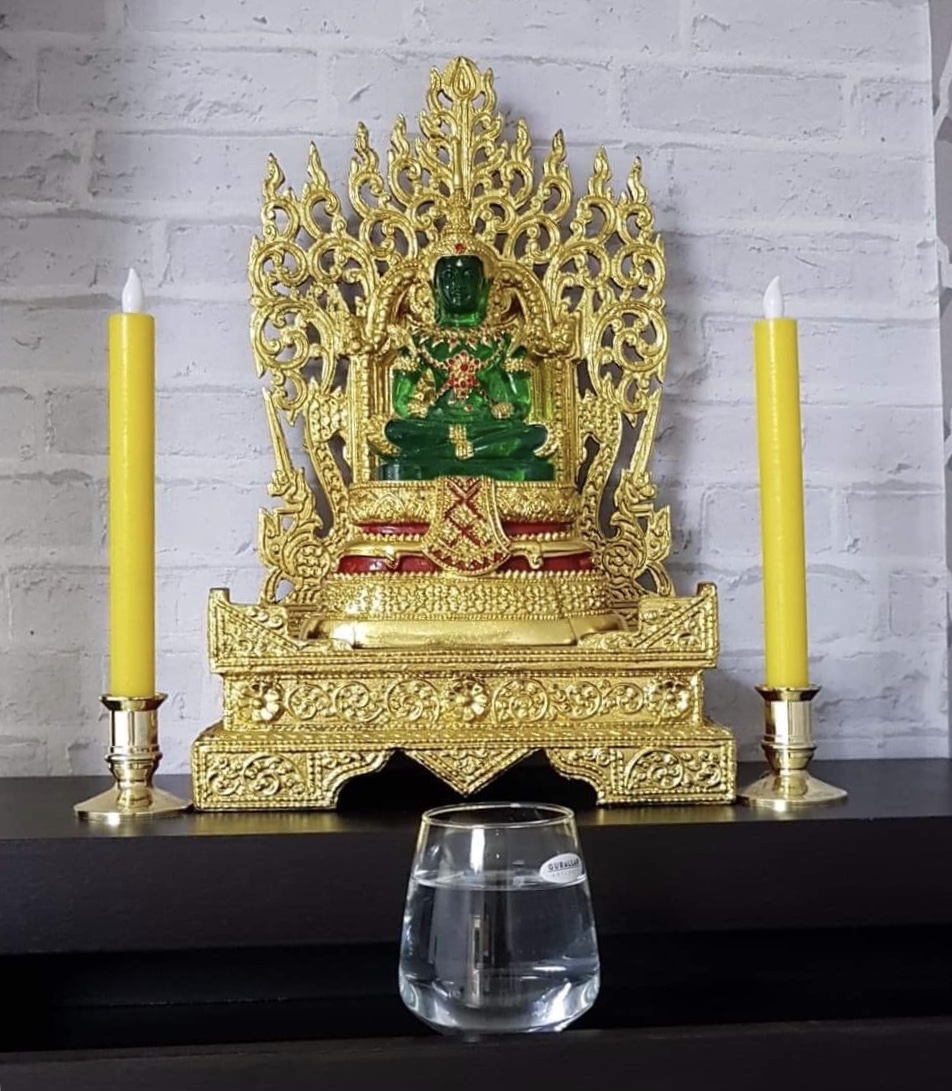 แท่นมกร 10 นิ้ว (ปิดทอง)