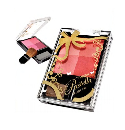 Mistine Pastella Blush On บลัชออนมิสทีน พาสเทลล่า เนื้อประกาย 3 มิติ โทนสีพาสเทล ปัดแก้มสวยใส