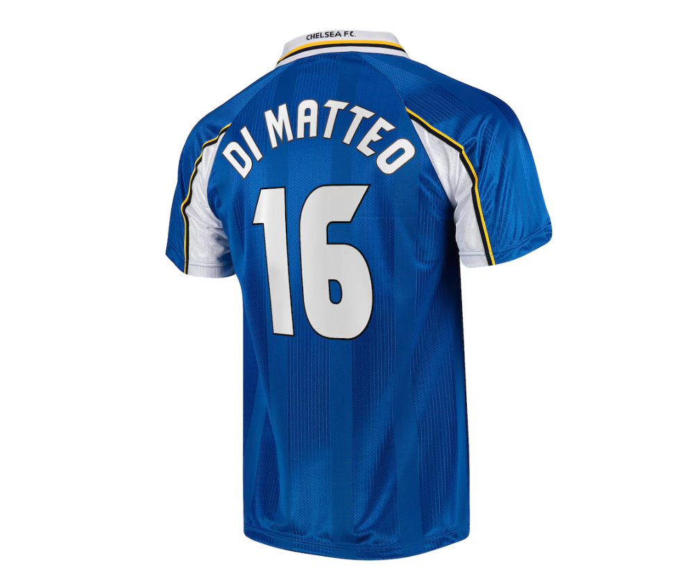 เสื้อเชลซีย้อนยุค 1998 ECWC Final ติดชื่อ Di Matteo 16 ของแท้