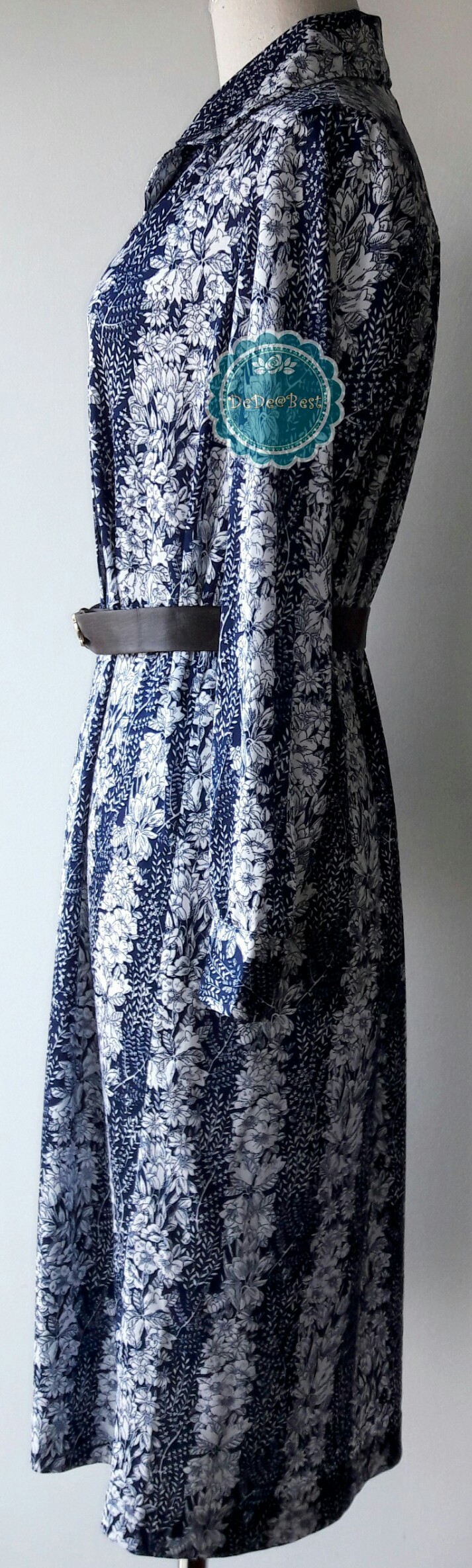 ขายแล้วค่ะ D7:Vintage dress เดรสวินเทจ ลายดอกไม้สวยมากค่ะ❤