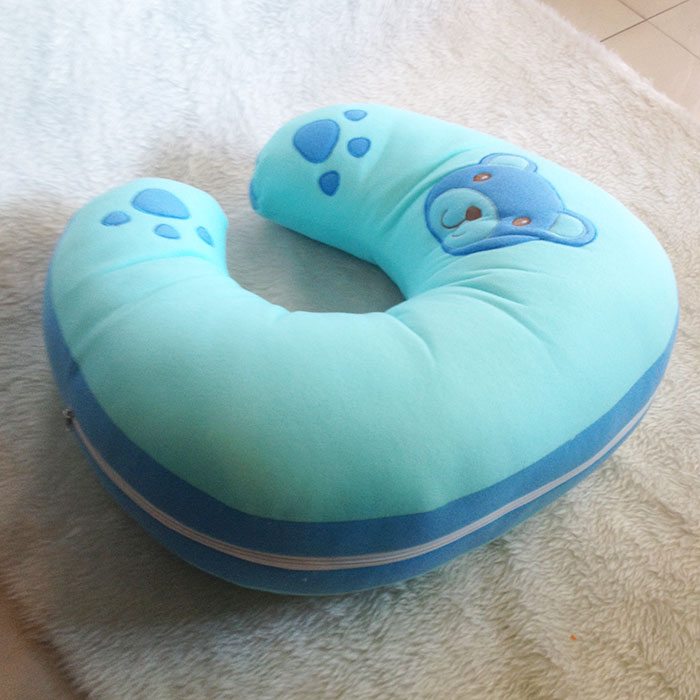 หมอนรองให้นมลูก Nuebabe ถอดปลอดซักได้ มีให้เลือก 2 สี ชมพู, ฟ้า