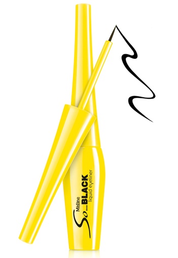 Mistine So Black Liquid Eyeliner อายไลเนอร์โซแบล็ค เส้นดำไม่ขึ้นเงาทุกมุมมอง 180 องศา (สีดำ)