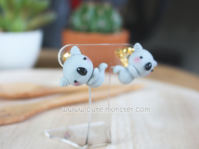 ต่างหูหมีโคอาล่าเกาะหู Little Koala