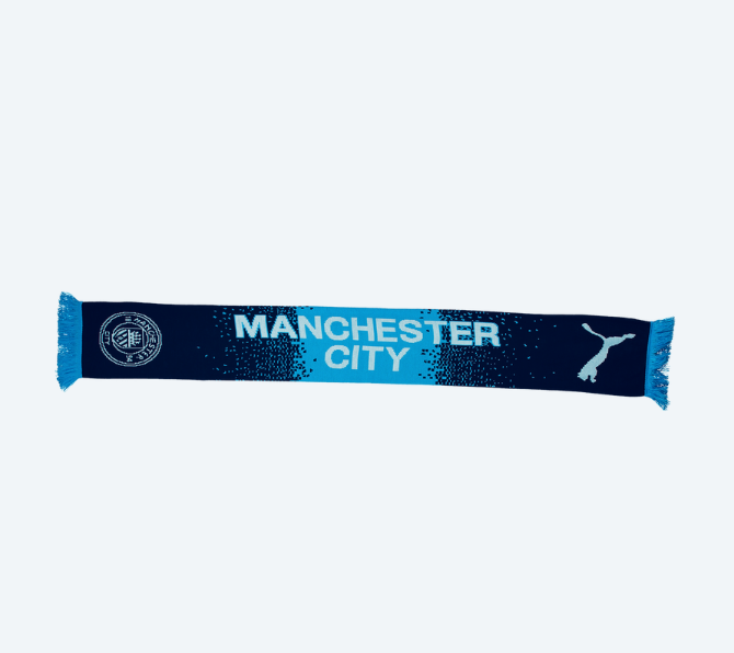 ผ้าพันคอแมนเชสเตอร์ ซิตี้ Manchester City Fade Crest ของแท้