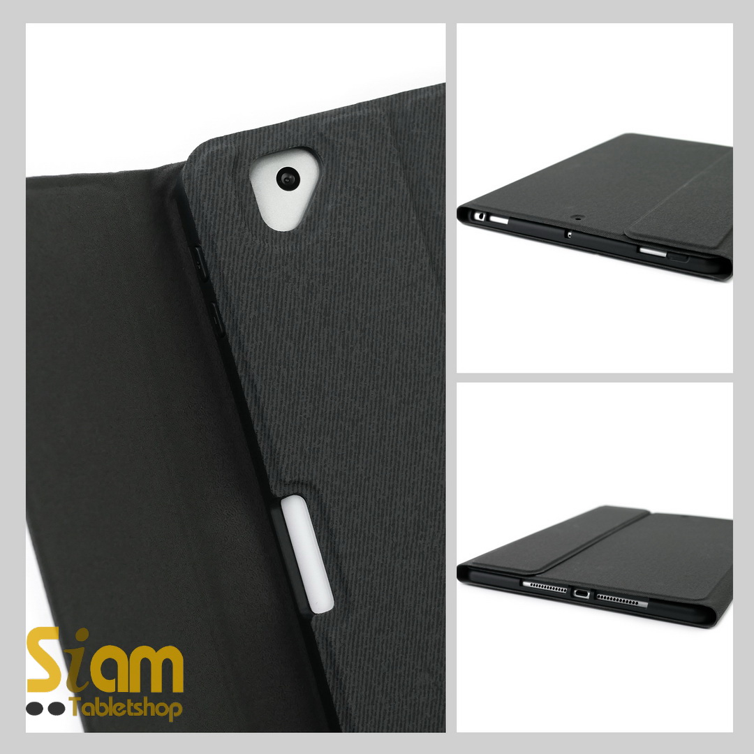เคสคีย์บอร์ด เคส iPad 10.2 ( Gen 7 Gen 8 Gen 9 ) มีรางปากกาฝั่งขวา แป้นพิมพ์ไทย