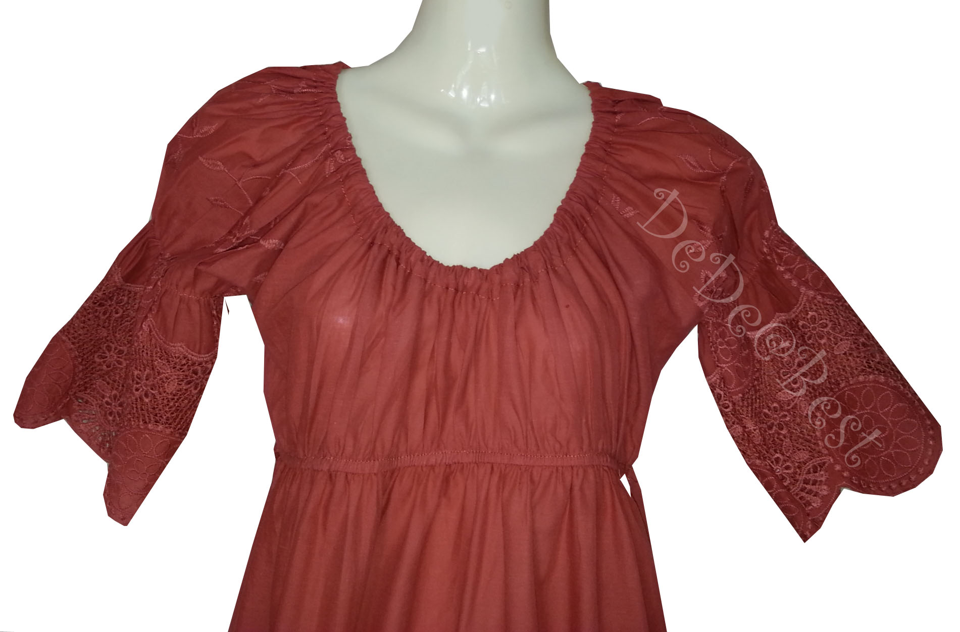 ขายแล้วค่ะ T72:First-hand top เสื้อแนววินเทจฉลุลายดอกไม้สวยมาก:สินค้าใหม่ป้ายห้อย!❤