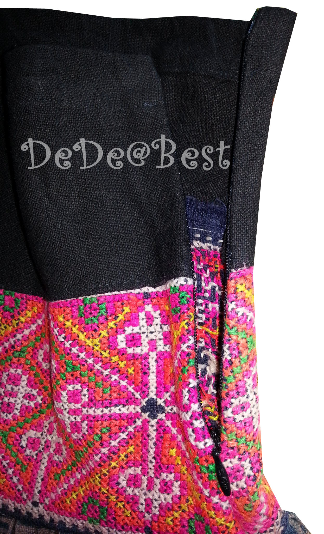 ขายแล้วค่ะ S4:2nd hand skirt กระโปรงชาวเขาปักลายสวย❤